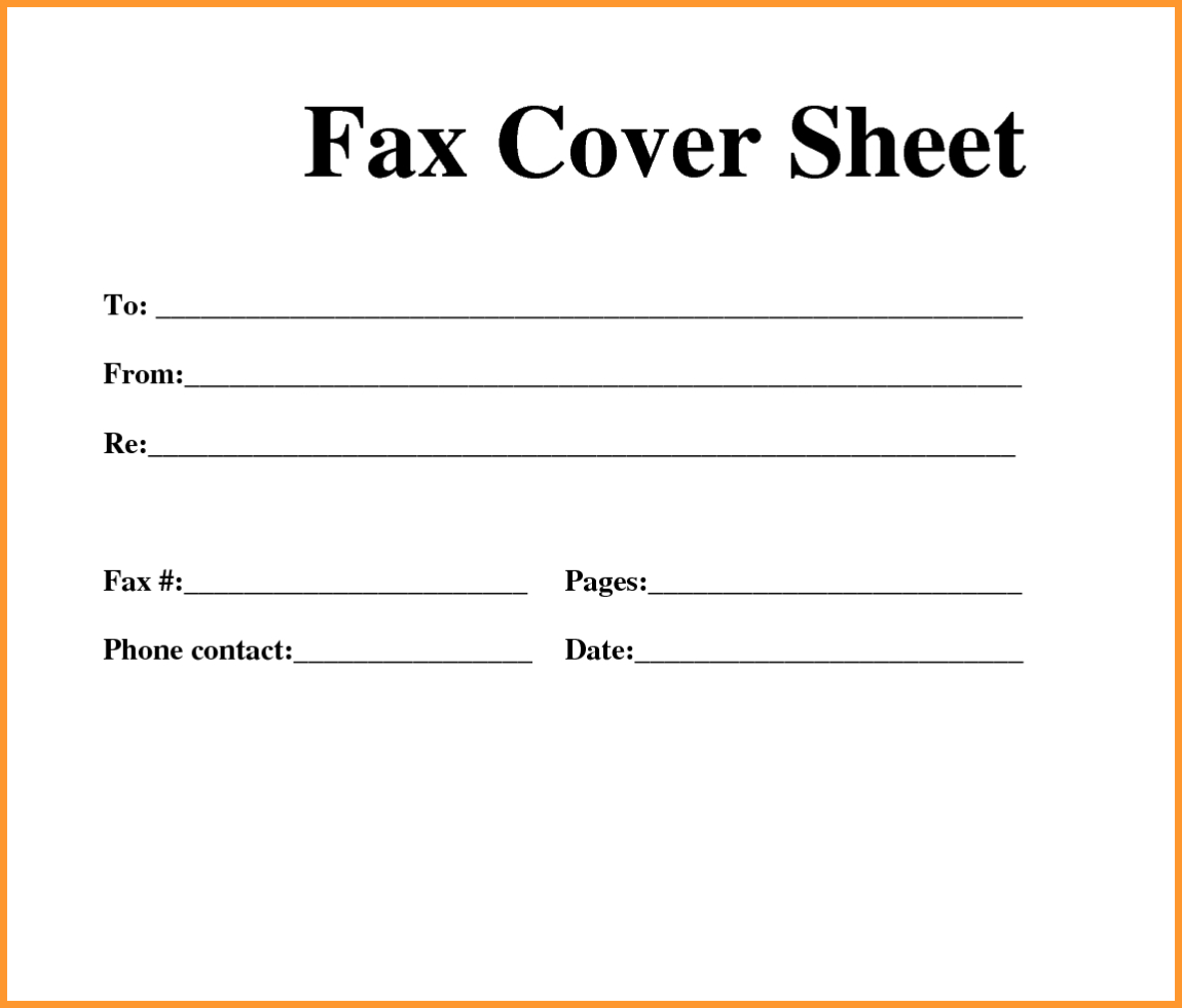 Free]^^ Fax Cover Sheet Template - Free Printable Cover Letter Format