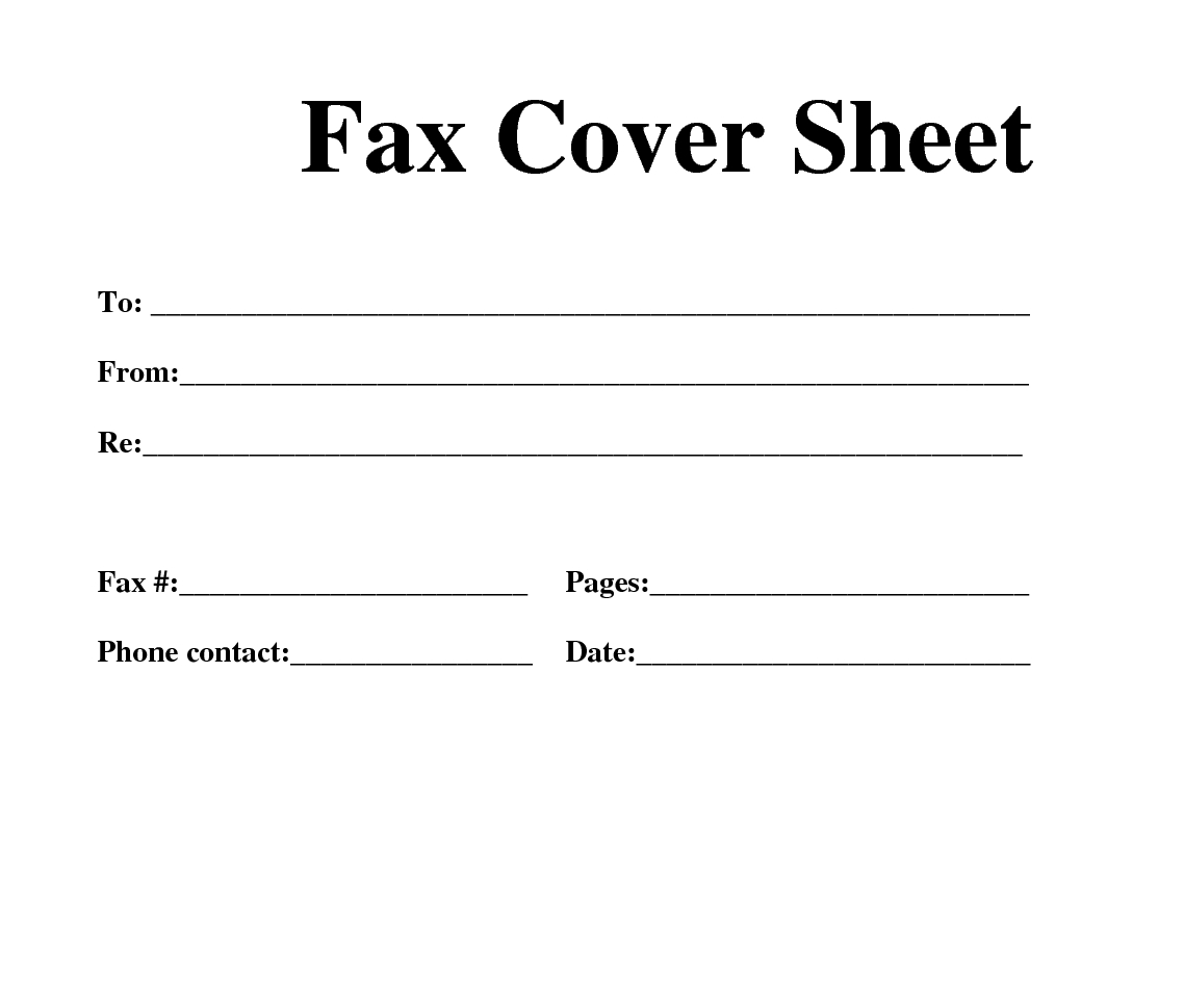 Free Fax Template Download | [Free]* Fax Cover Sheet Template - Free Printable Fax Cover Sheet