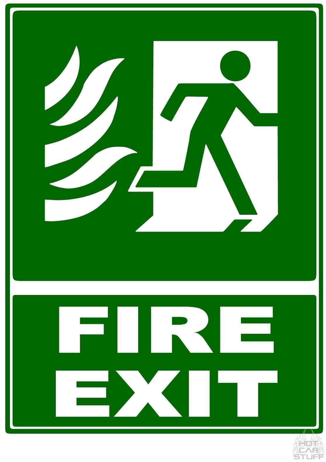 Free Fire Exit Signs, Download Free Clip Art, Free Clip Art On - Free Printable No Exit Signs