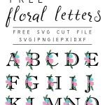 Free Floral Letters Svg, Png, Eps & Dxf File Download | Pinterest   Free Printable Clip Art Letters