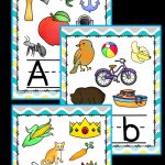 Free!! Full Set Of Alphabet Posters With Upper And Lower Case   Literacy Posters Free Printable