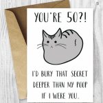Free Funny 50Th Birthday Cards | Dozor With Free Printable 50Th   Free Printable 50Th Birthday Cards Funny