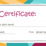 Free Gift Certificate Templates You Can Customize   Free Printable Blank Certificate Templates