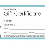 Free Gift Certificate Templates You Can Customize   Free Printable Blank Certificate Templates