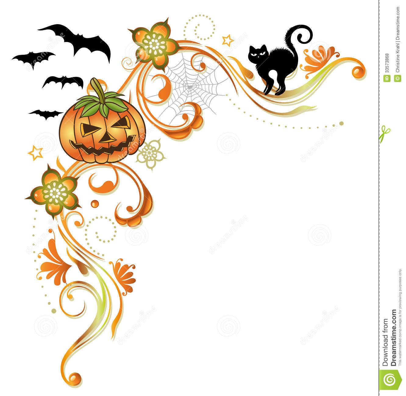 Free Halloween Clip Art Halloween Borders Pumpkins Halloween Border - Free Printable Halloween Stationery Borders