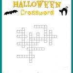 Free Halloween Crossword Puzzle #printable Worksheet Available Both   Halloween Crossword Printable Free