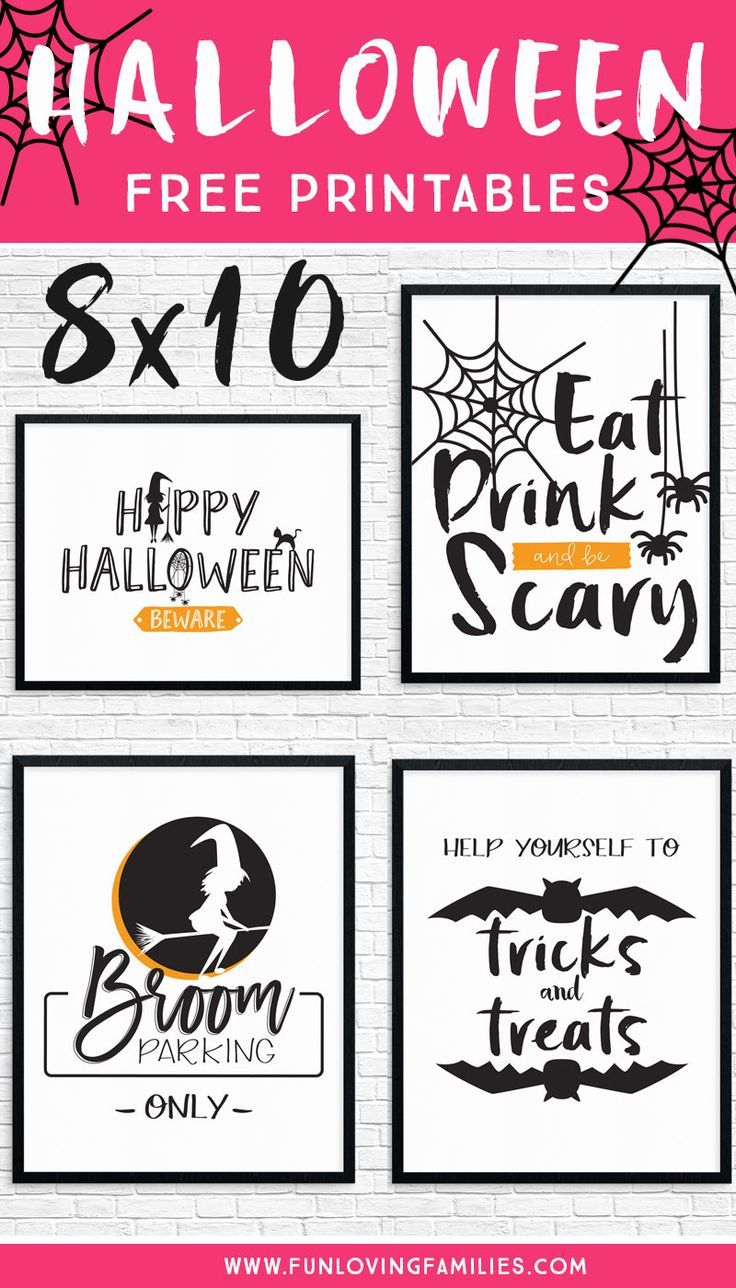 Free Halloween Party Printables | Halloween | Pinterest | Halloween - Free Printable Halloween Decorations Scary