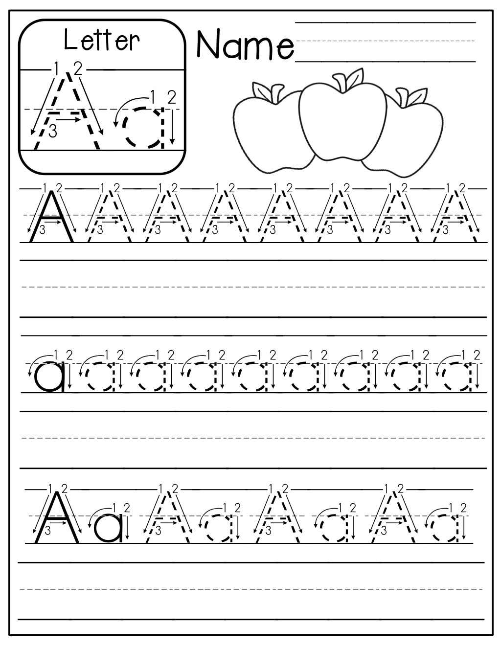 Free Handwriting Practice Pages! Just Place In Sheet Protectors And - Free Printable Practice Name Writing Sheets