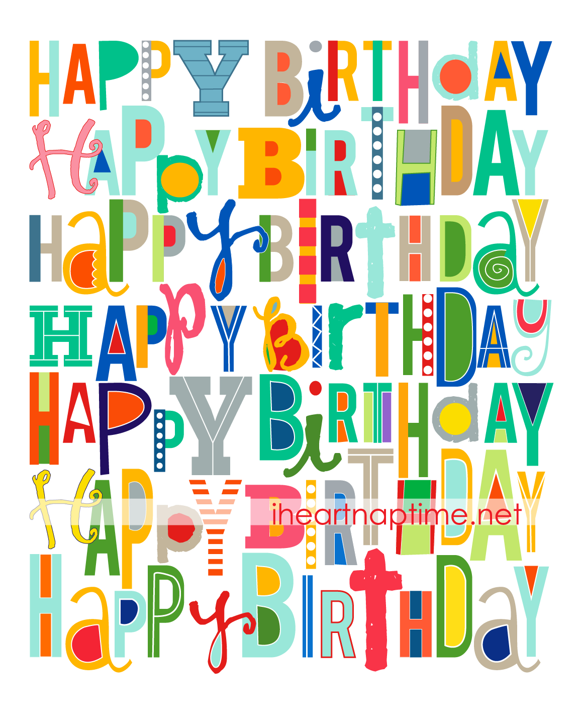 Free Happy Birthday Printable | Craft | Pinterest | Birthday, Happy - Free Printable Happy Birthday Signs