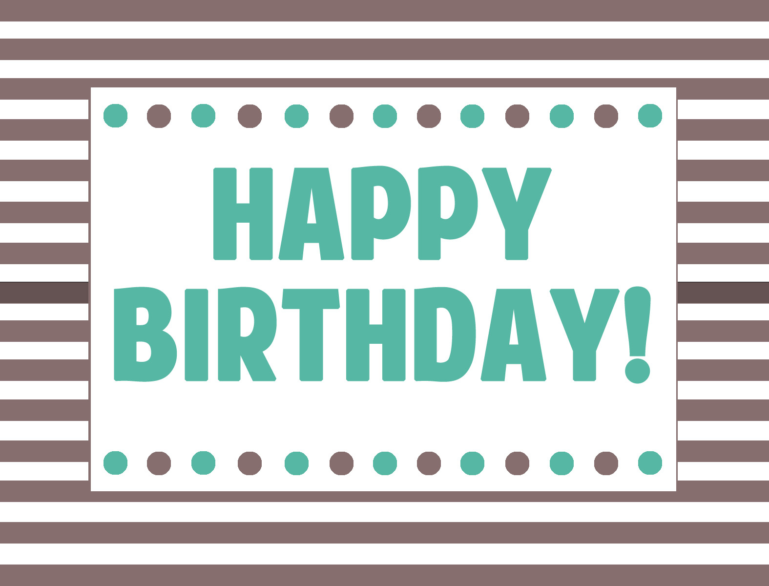 Free Printable Happy Birthday Signs | Free Printable