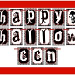 Free Happy Halloween Printables Gothic Halloween Banner | Halloween Arts   Free Printable Halloween Banner