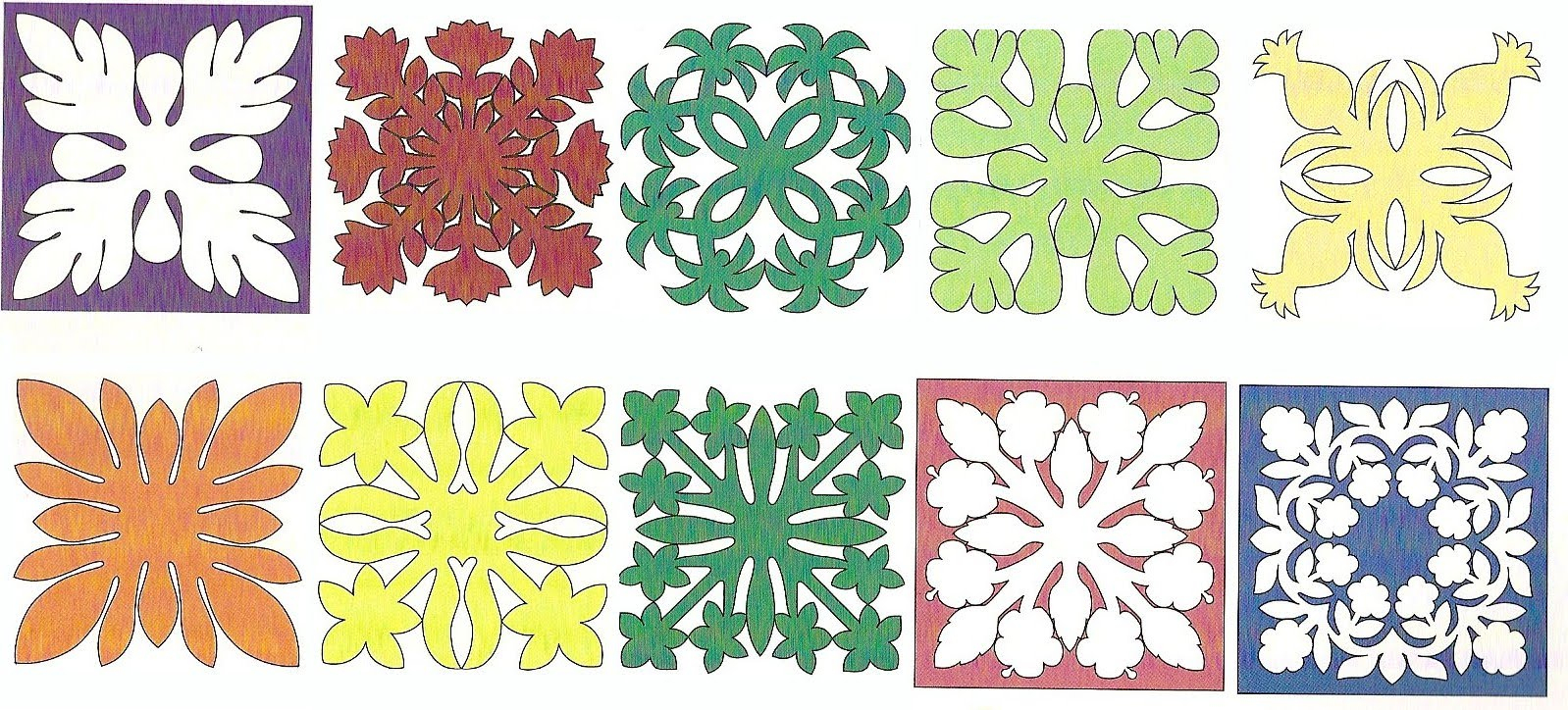 Free Hawaiian Quilt Pattern | Patterns Gallery - Free Printable Hawaiian Quilt Patterns