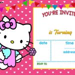Free Hello Kitty Invitation | Free Printable Birthday Invitation   Free Printable Hello Kitty Baby Shower Invitations