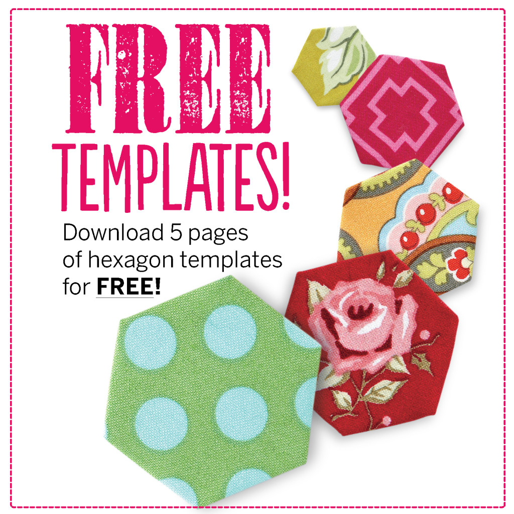 Free Hexagon Template Pdf Download - Love Patchwork &amp;amp; Quilting - Free Printable Quilting Stencils