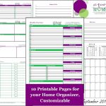 Free Home Organizer Printables! Including Weekly Overview, Bible   Free Printable Home Organizer Notebook