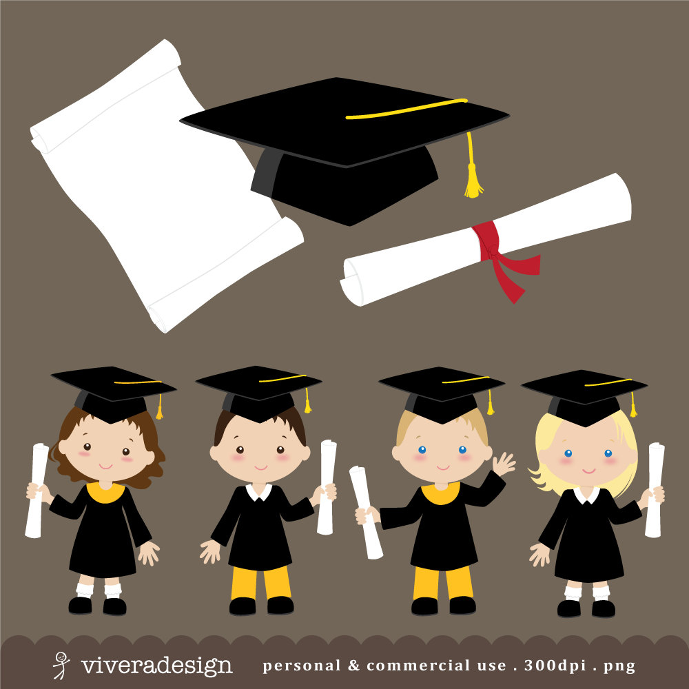 Free Kids Graduation Clipart, Download Free Clip Art, Free Clip Art - Free Printable Kindergarten Graduation Clipart