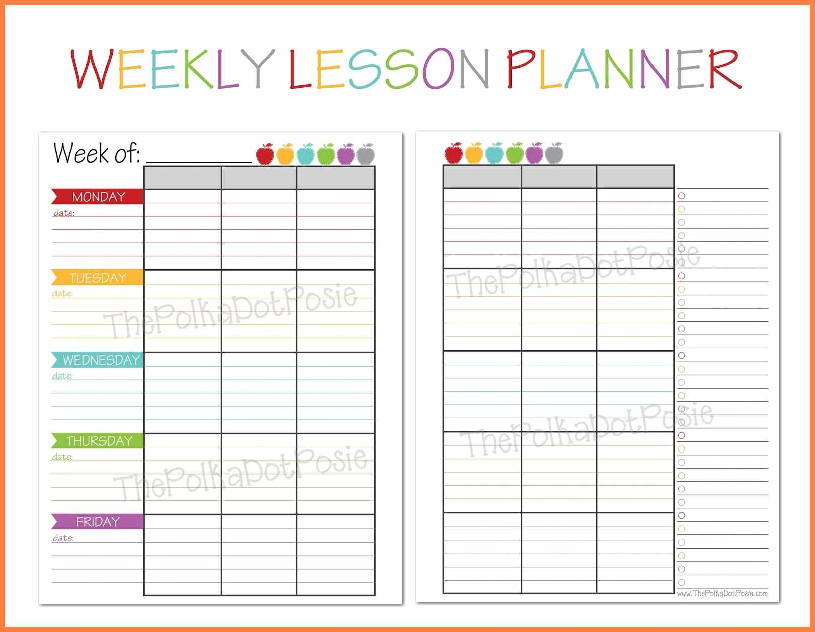 Free Lesson Planner - 18.17.taichiwarriors.nl • - Homeschool Lesson Planner Free Printable