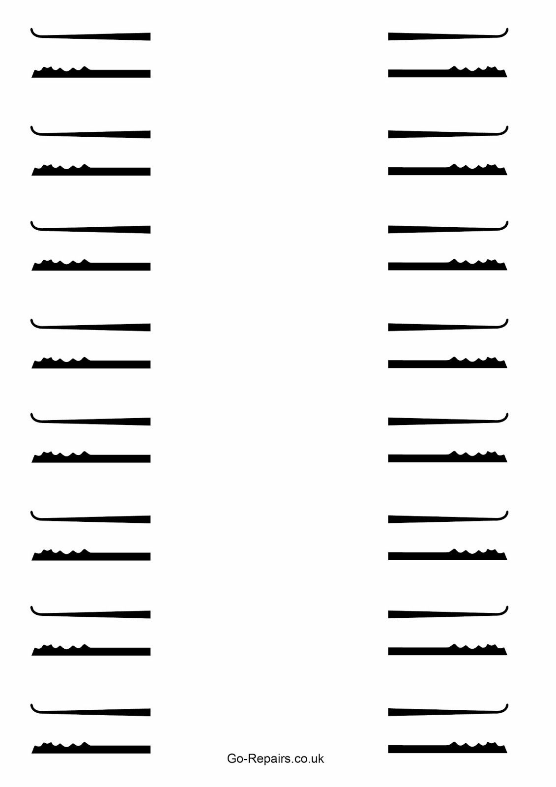 Free Lockpick Template For You To Download. | Lock Picks | Templates - Free Printable Lock Pick Templates