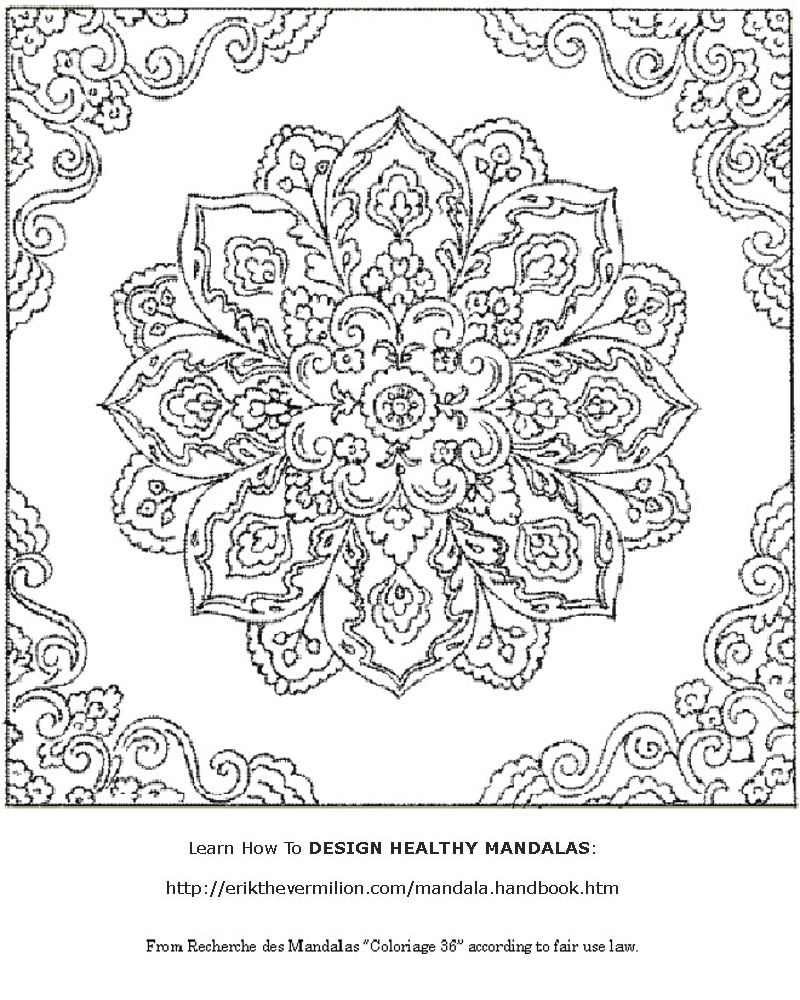 Free Mandala Coloring Book Printable Pages | Coloring-Mandalas - Free Printable Mandala Coloring Pages For Adults