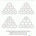 Free Math Puzzles 4Th Grade Printable Sallys Hexagon Number Puzzle   Free Printable Logic Puzzles For Middle School