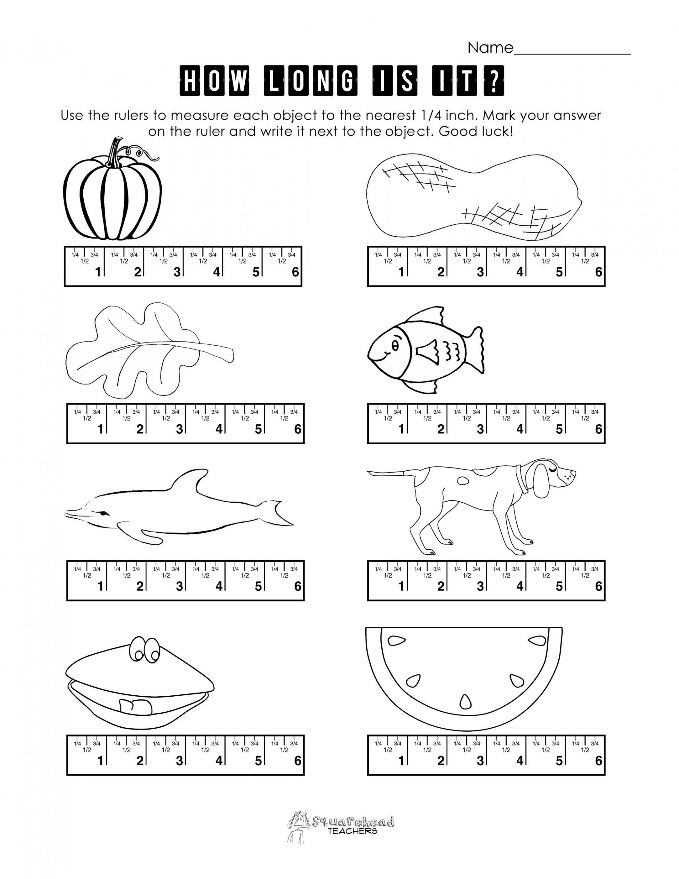 Free Measurement Worksheets Grade 1 | Lostranquillos - Free Printable Measurement Worksheets Grade 1