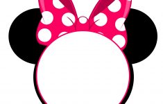 Free Minnie Mouse Head Blank Invitation Template For Minnie Mouse – Free Printable Mickey Mouse Head