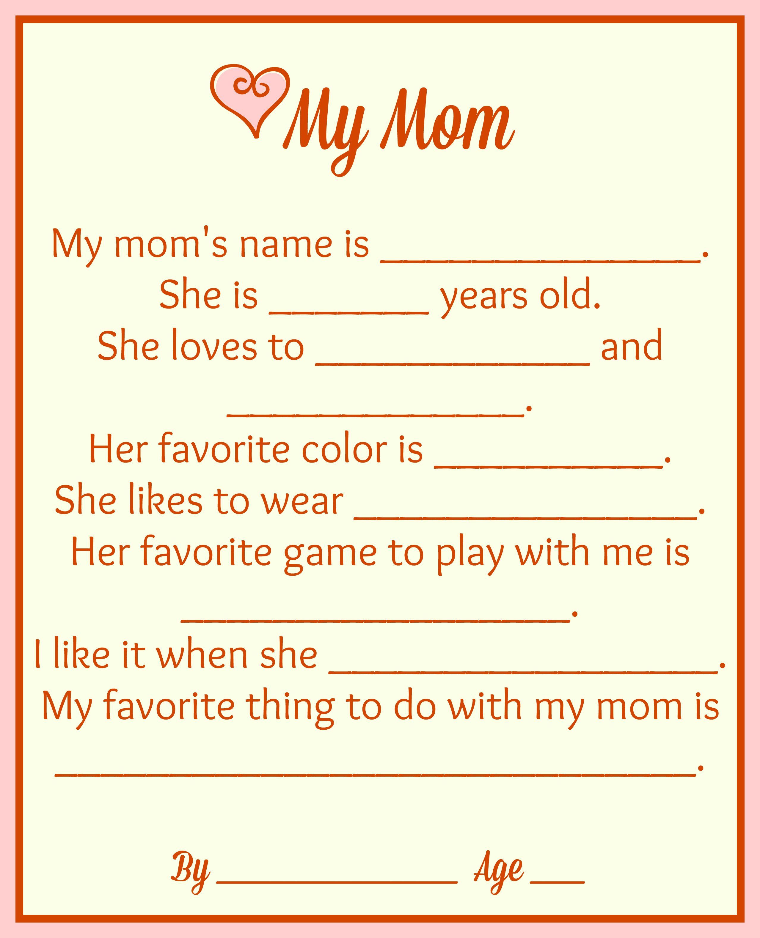 Free Mother&amp;#039;s Day Printables {Make It For Mom} - | Mothers&amp;#039; Day Tea - Free Printable Mother&amp;#039;s Day Games