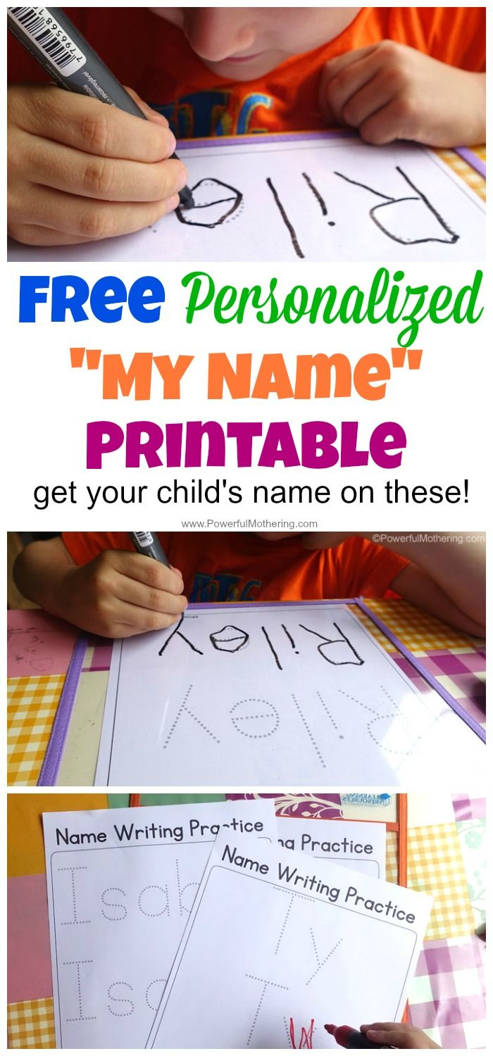 Free Printable Name Tracing Worksheets Free Printable