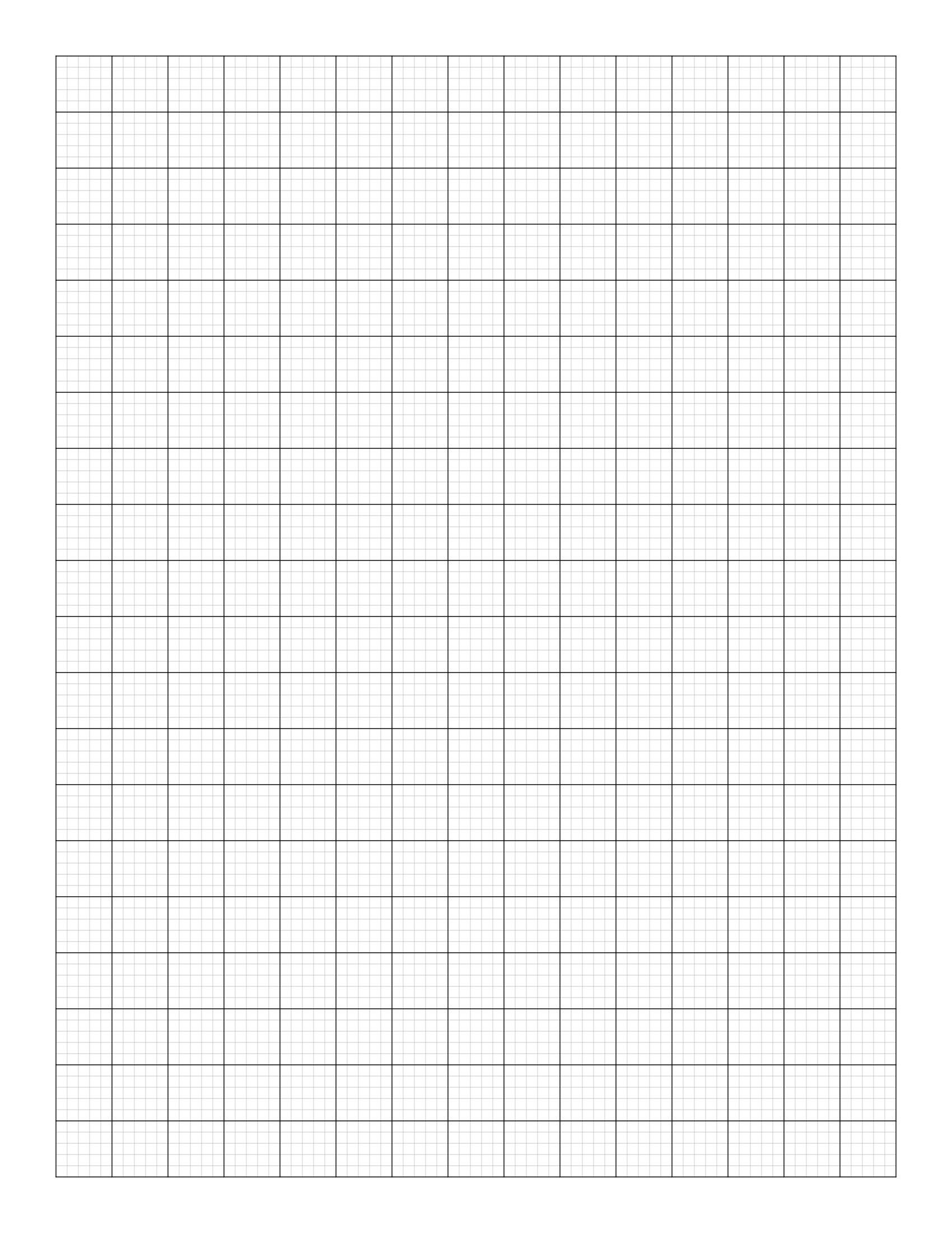 Free Online Graph Paper / Multi-Width - Half Inch Grid Paper Free Printable