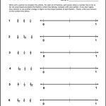 Free Ordering Fractions On A Number Line Printable | Classroom   Free Printable Number Line Worksheets