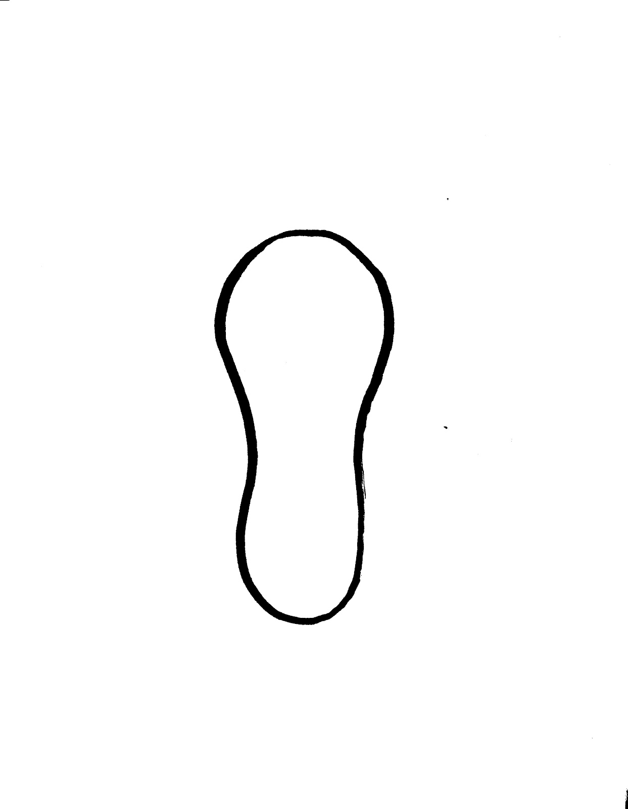 Free Outline Of A Shoe, Download Free Clip Art, Free Clip Art On - Free Printable Shoe Print Template