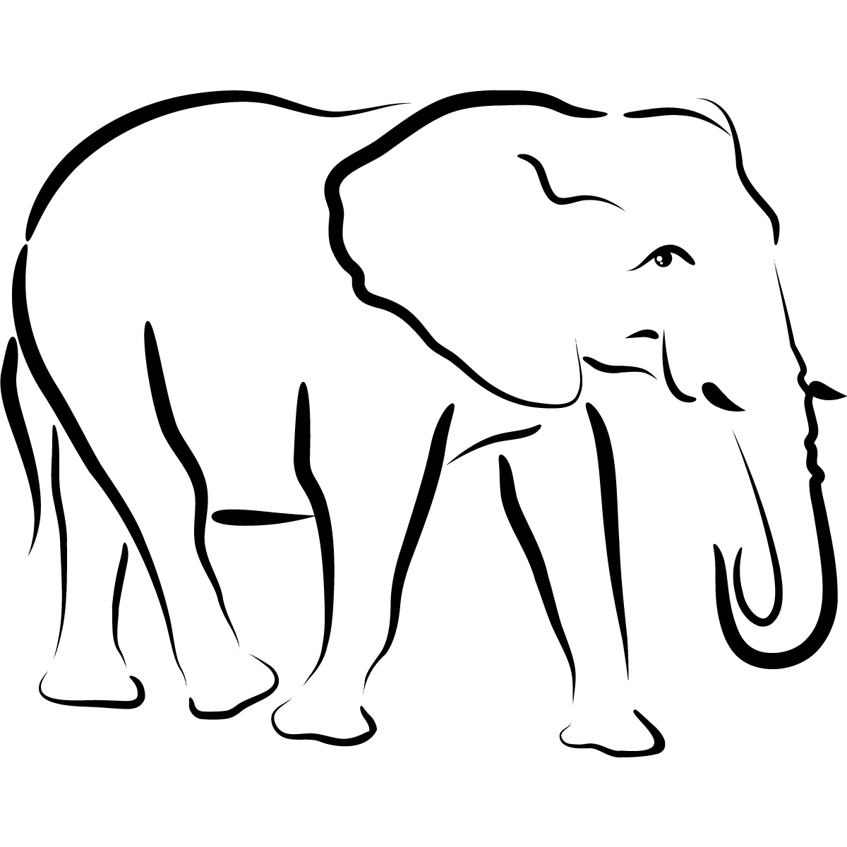 Free Outline Pictures Of Animals, Download Free Clip Art, Free Clip - Free Printable Arty Animal Outlines