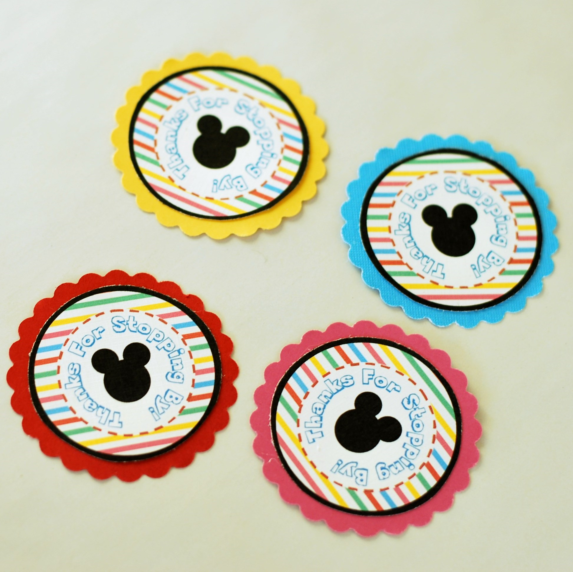 Free Party Printables | Posh Tart - Free Printable Mickey Mouse Favor Tags