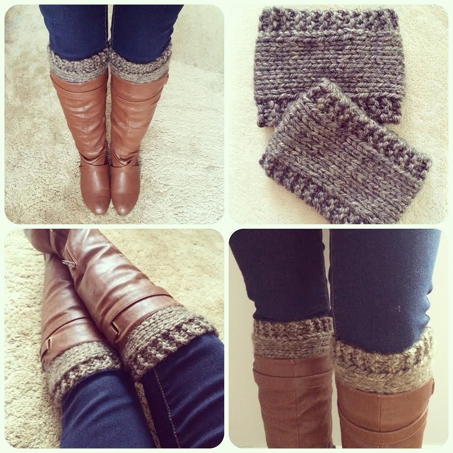 Free Pattern: Knitted Boot Cuffs//revised Version | Knitting - Free Printable Crochet Patterns For Boot Cuffs