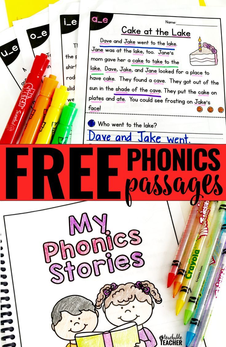 Free Phonics Reading Passages | Teaching Phonics | Phonics Reading - Free Phonics Readers Printable