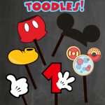 Free Photo Props Mickey Mouse Printable & Templates | Mama Mia !!   Free Printable Mickey Mouse Decorations
