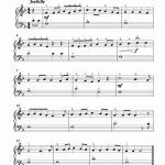 Free Piano Arrangement Sheet Music   Simple Gifts   Free Piano Sheet Music Online Printable Popular Songs