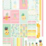 Free Planner Printable: Pineapples | Printables | Pinterest | Free   Free Printable Planner Stickers