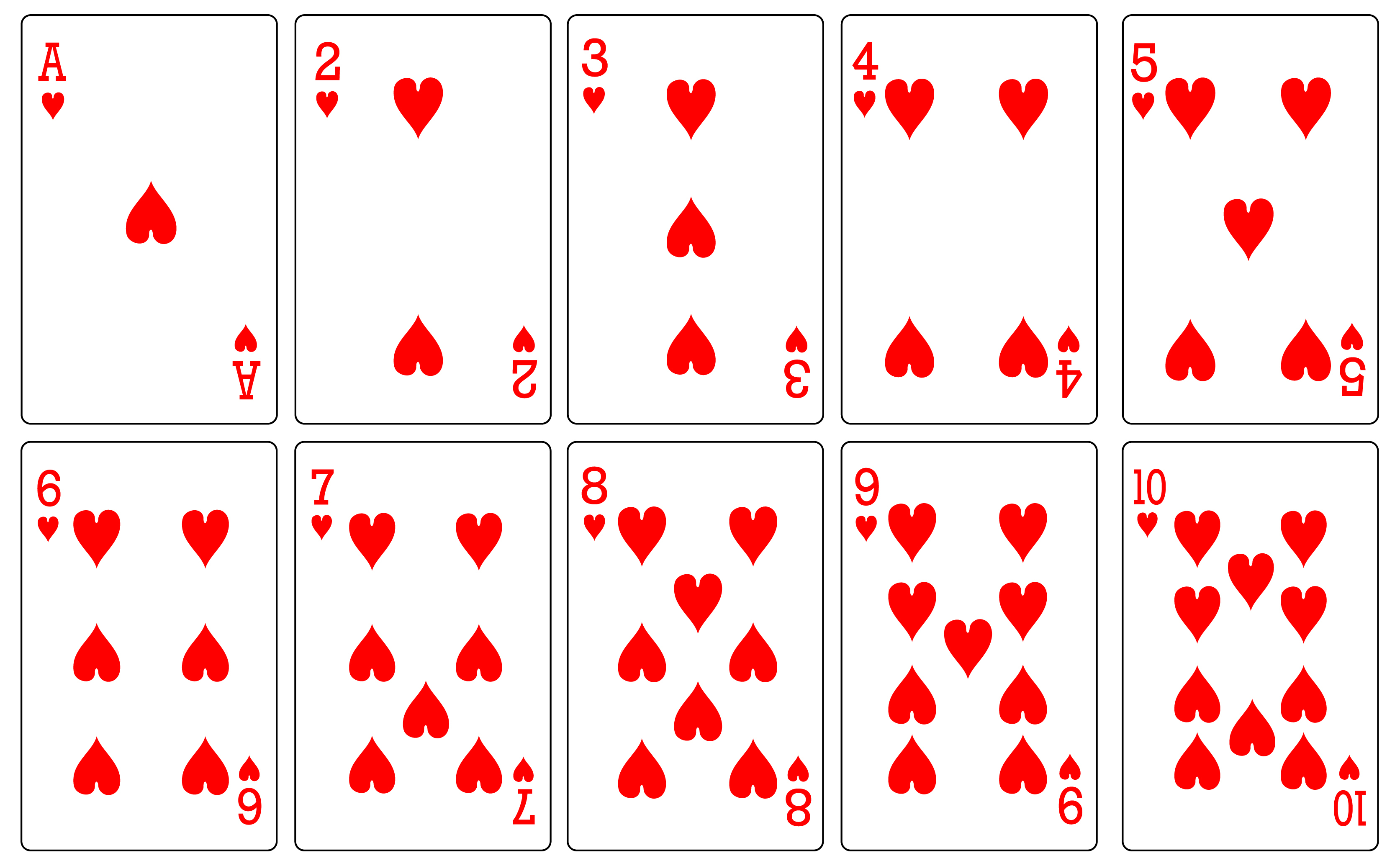 Free Playing Cards, Download Free Clip Art, Free Clip Art On Clipart - Free Printable Deck Of Cards