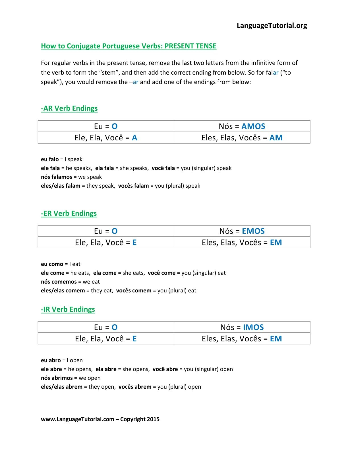 Free Portuguese Worksheets - Online &amp;amp; Printable | Portuguese - Free Printable Portuguese Worksheets