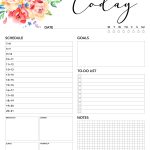 Free Printable 2018 Planner 50 Plus Printable Pages   The Cottage Market   Free Printable Diary Pages