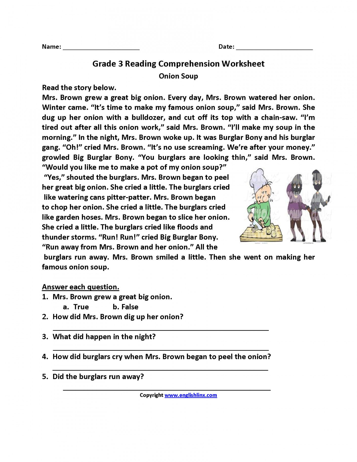 Free Printable 3Rd Grade Reading Worksheets | Lostranquillos - Third Grade Reading Worksheets Free Printable