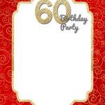 Free Printable 60Th Birthday Invitation | Como Deco | Free   Free Printable Surprise 60Th Birthday Invitations