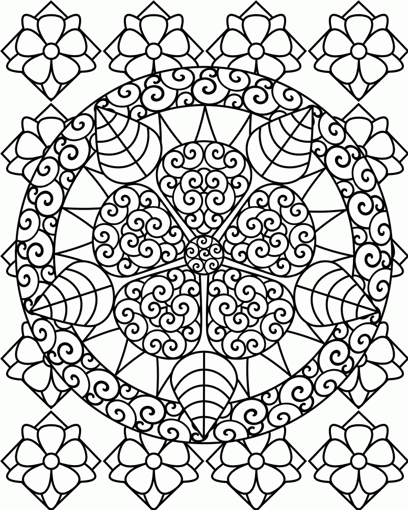 Free Printable Abstract Coloring Pages For Kids | Adult Coloring - Free Printable Coloring Sheets