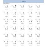 Free Printable Addition Worksheets For 1St Grade Math Worksheets 1St   Free Printable Addition Worksheets For 1St Grade