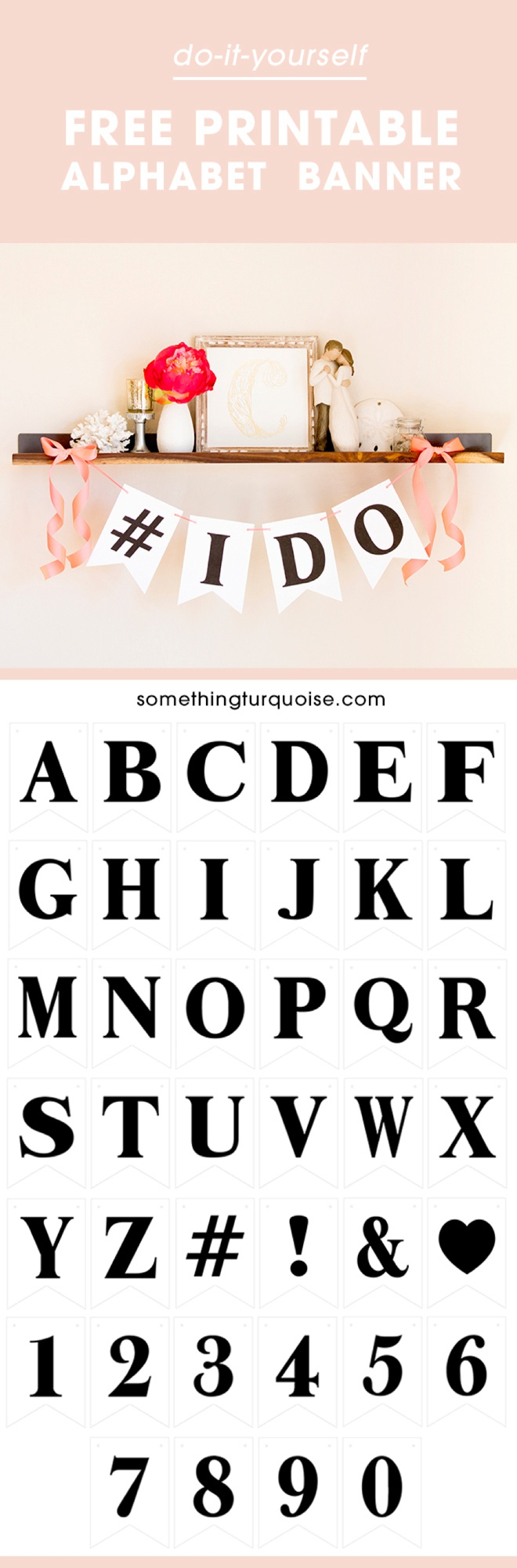 Free Printable Alphabet And Number Banner! Adorable! - Free Printable Whole Alphabet Banner