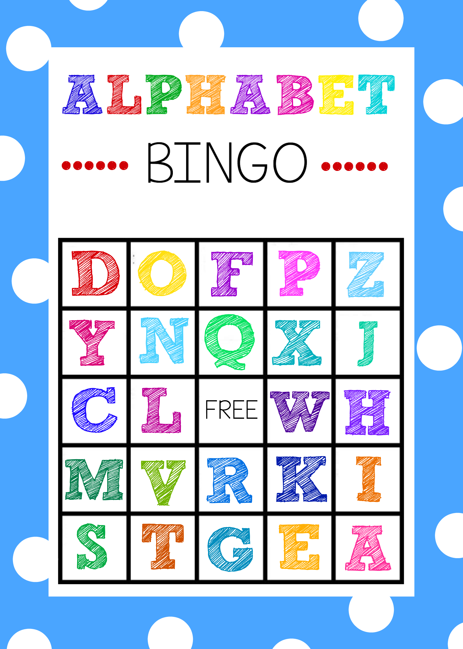 Free Printable Alphabet Bingo Game | Abc Games | Pinterest - Free Printable Alphabet Board Games