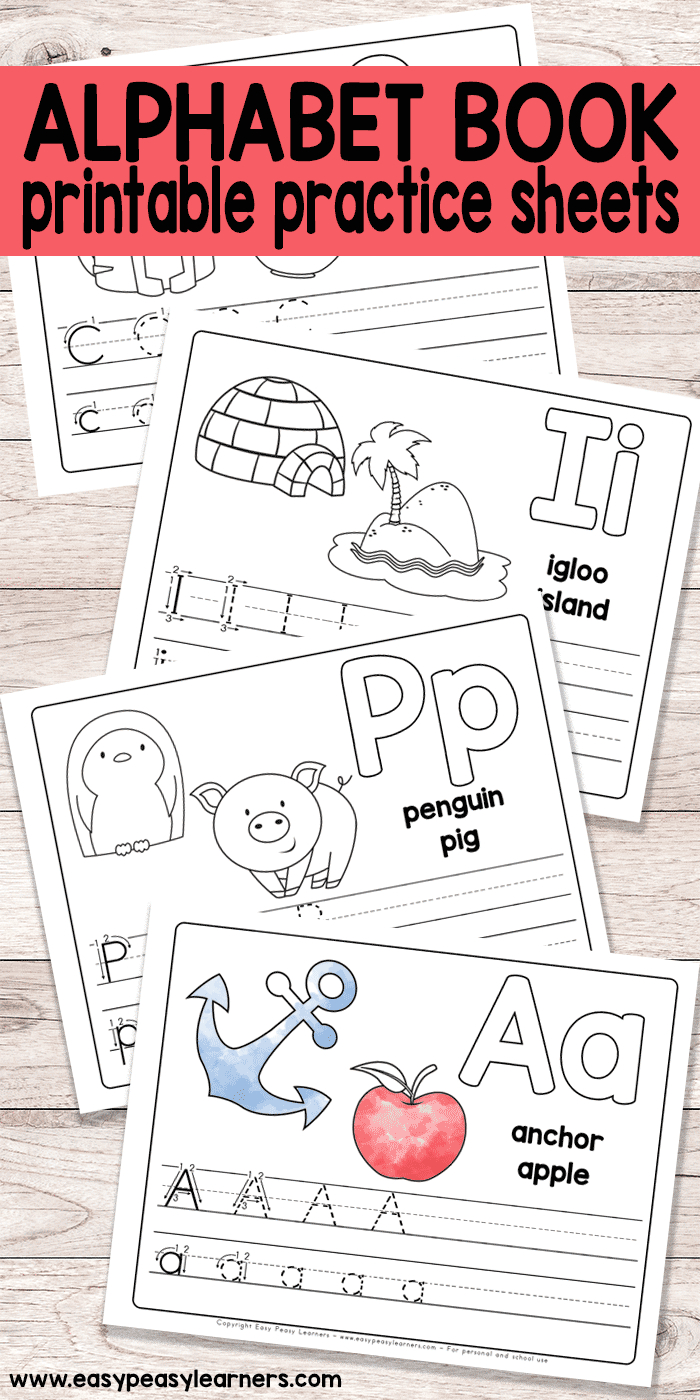 Free Printable Alphabet Book For Preschool And Kindergarten | Crafts - Free Printable Phonics Books