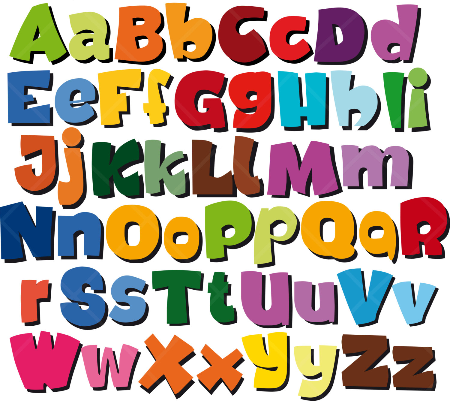 Free Printable Alphabet Cliparts, Download Free Clip Art, Free Clip - Free Printable Clip Art Letters