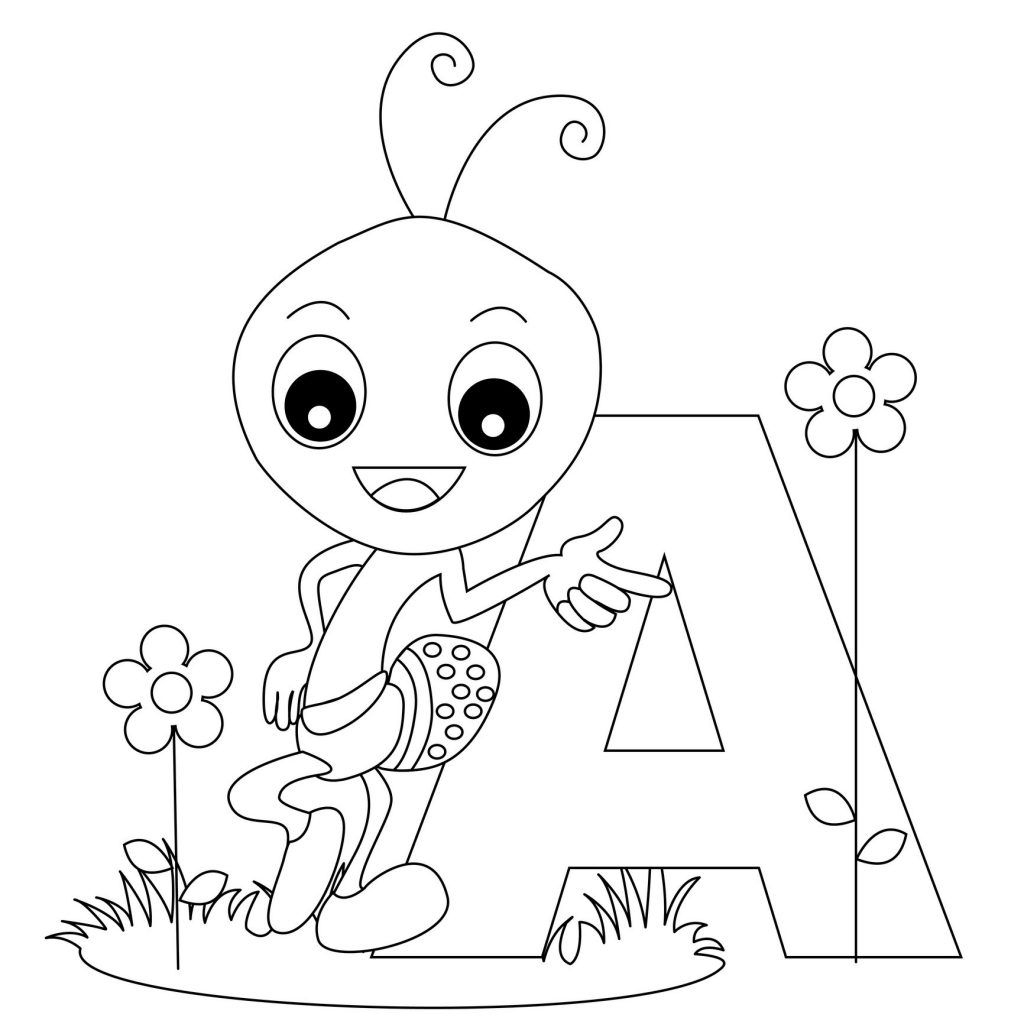 Free Printable Alphabet Coloring Pages For Kids | Too Cute - Free Printable Alphabet Coloring Pages